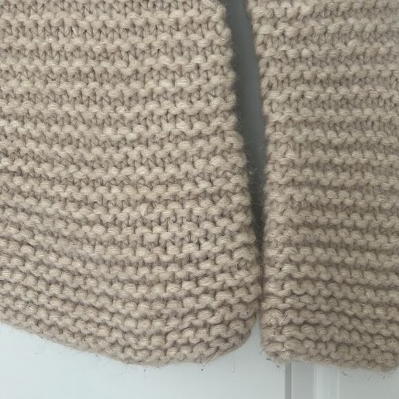 Callina Alpaca Wool Cable Knit Sweater Cream Color Size Small/Medium - Picture 4 of 12